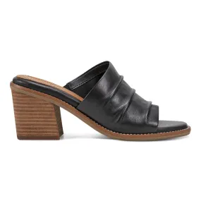 Relaxed Walk hook and loop closure Adara Ruched Slip-On Dress Sandals