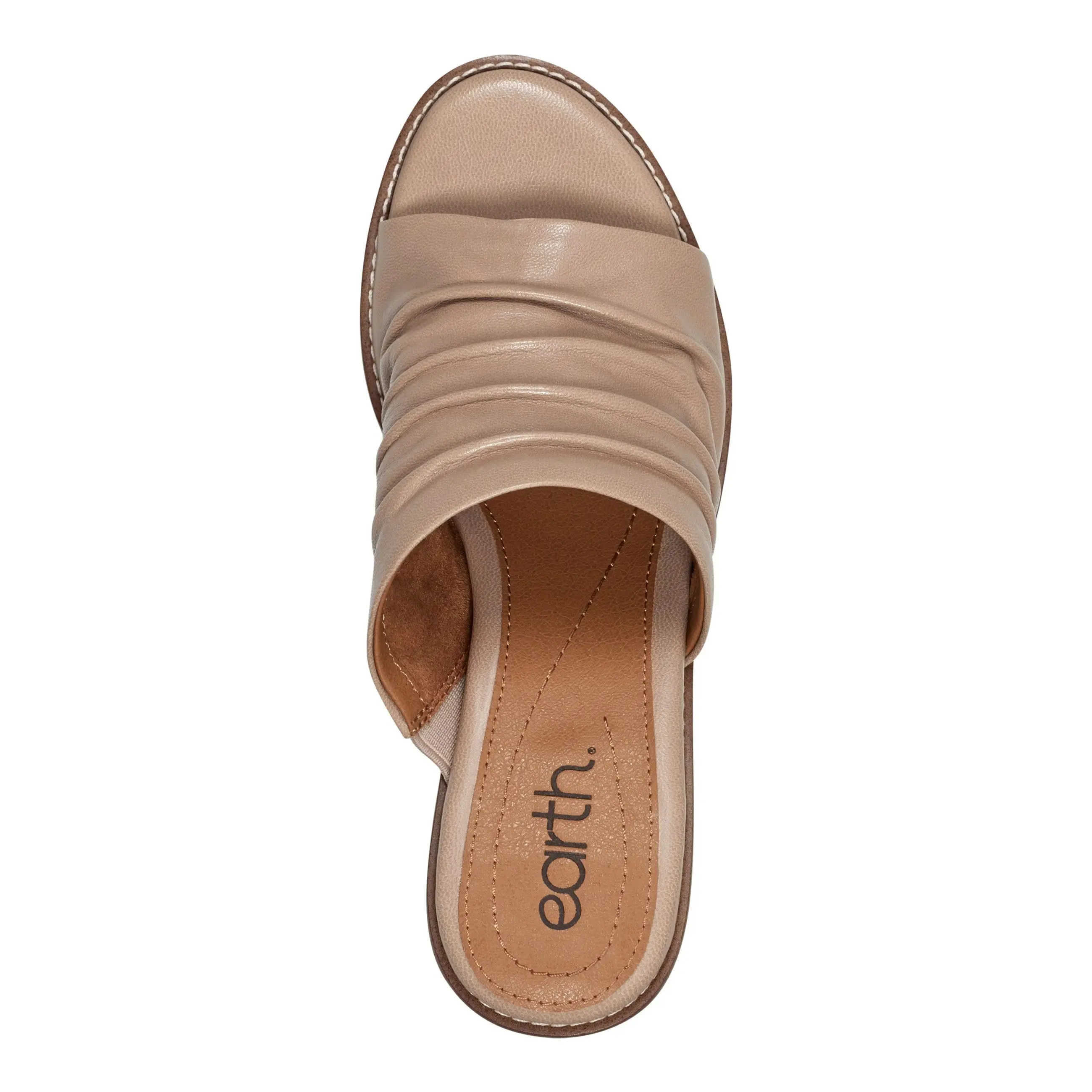 Adara Ruched Slip-On Dress Sandals Active Feet