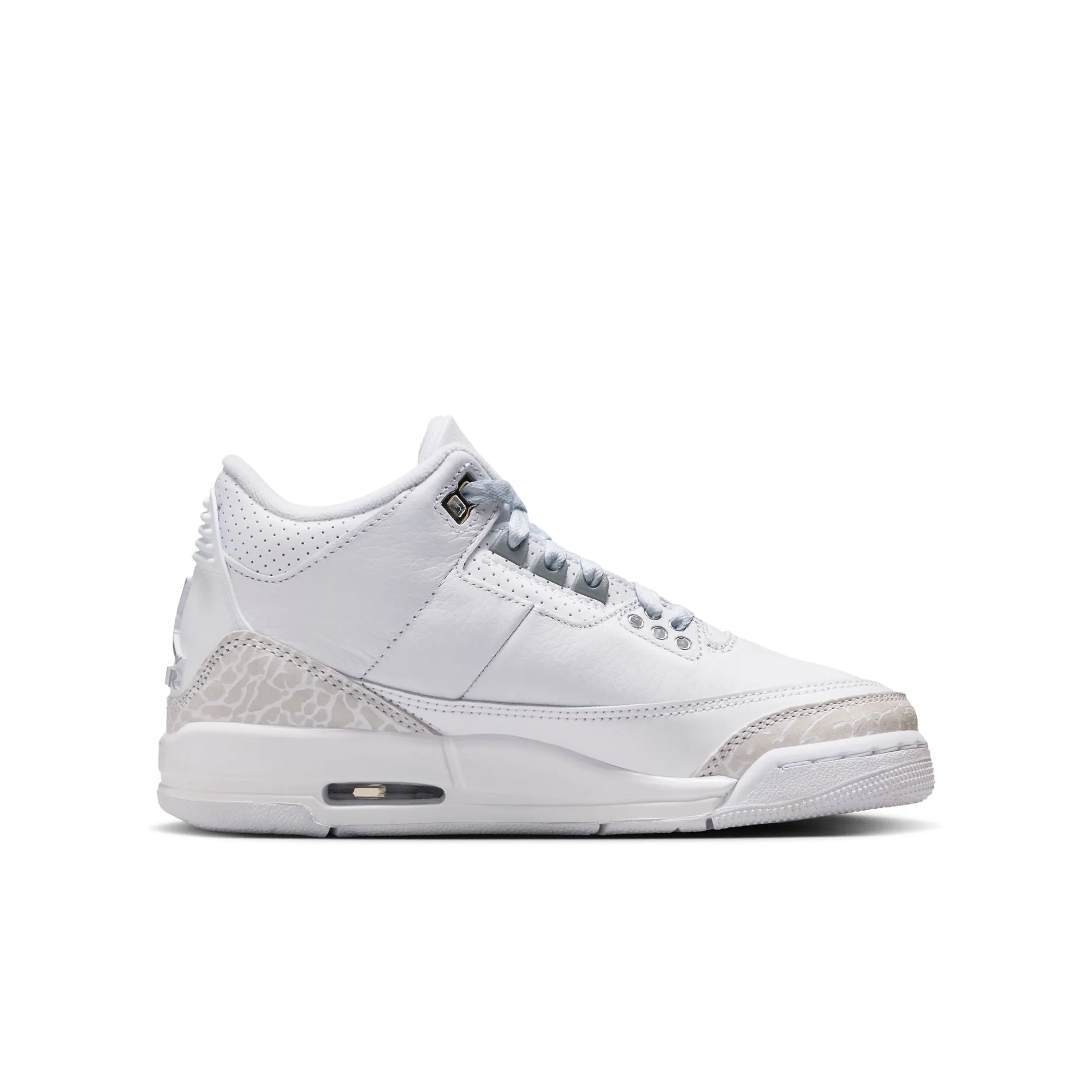 Look Ready Air Jordan 3 Retro GS White/metallic Silver-white DM0967-111