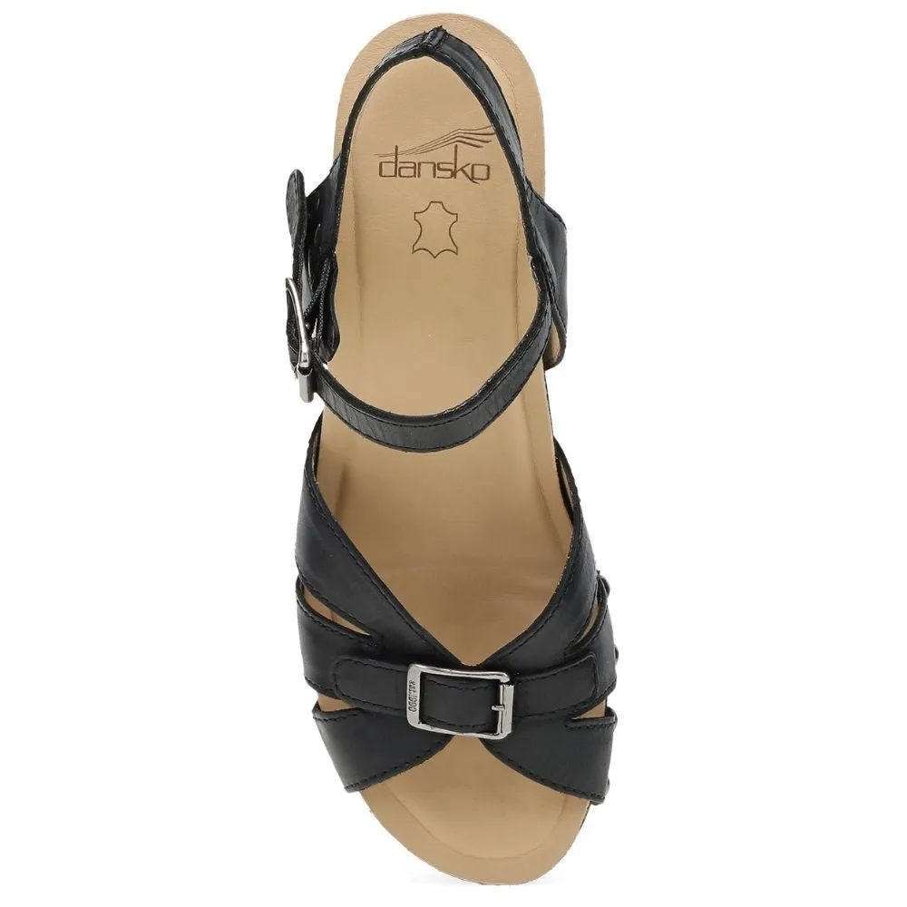 Alanna | Calf | Black - Sandals - Dansko