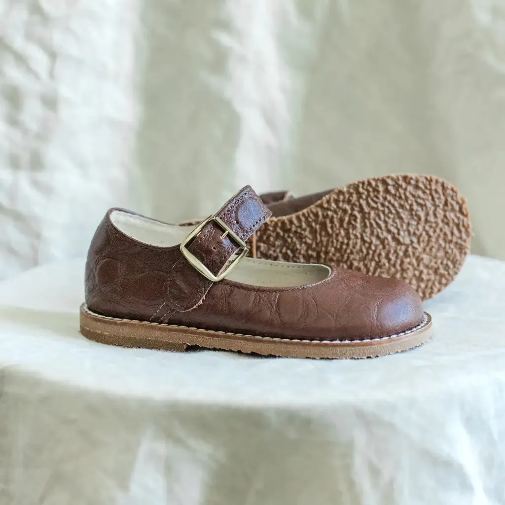 Etta Mary Jane - Brown Pebble senior care Everywhere Fit