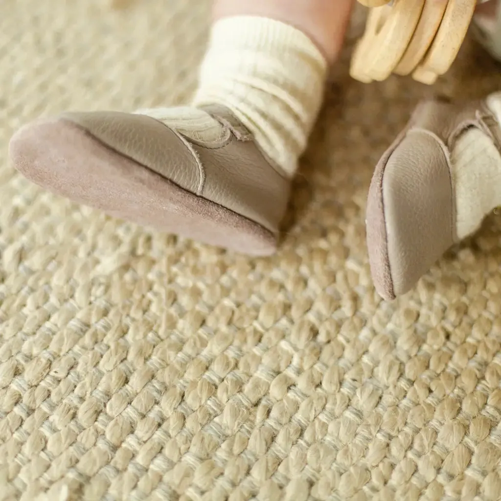 Soft Soled Mary Jane - Sand Long Walk