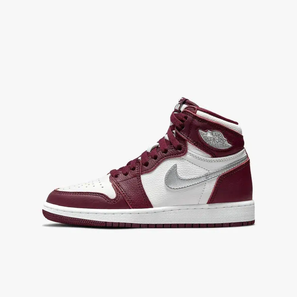 (GS) Air Jordan 1 Retro High OG 'Bordeaux' (2021) 575441-611 Step Ready High Traction Grip