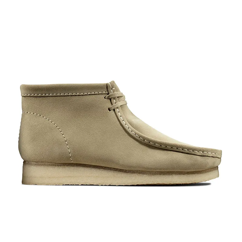 Comfort Heel CLARKS Wallabee Boot MAPLE SUEDE 26133283