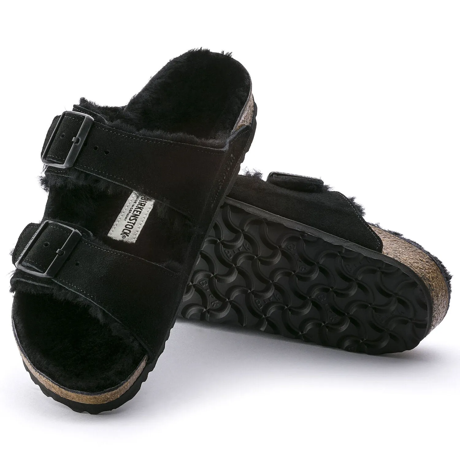 Comfort Slides Arizona | Shear | Suede | Black