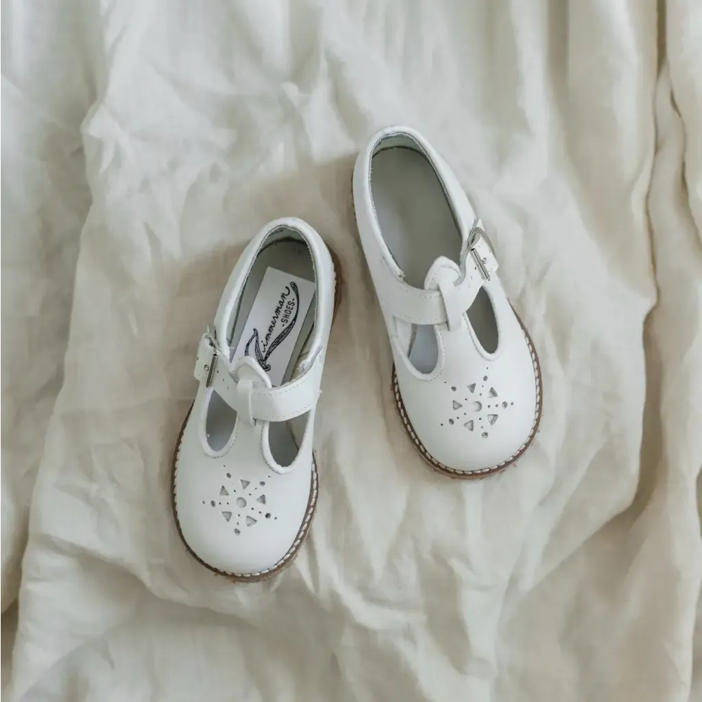 Anna T-Strap - White Cool kids' gear