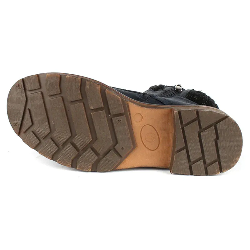 Women's Wanderlust Amy Waterproof Boot - Navy Leather Comfort subtle style