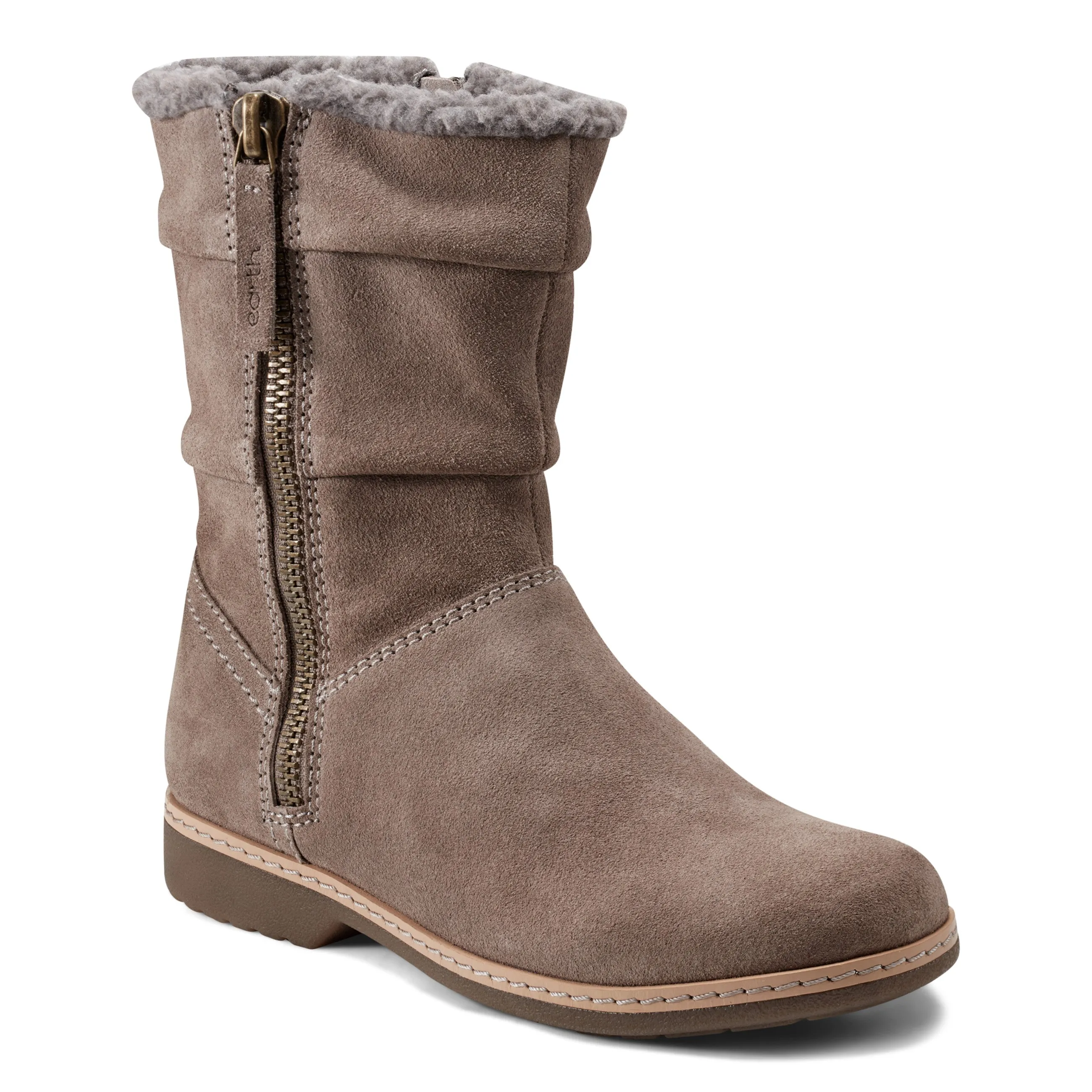 Hyland Water Repellent Round Toe Flat Casual Booties No Pressure