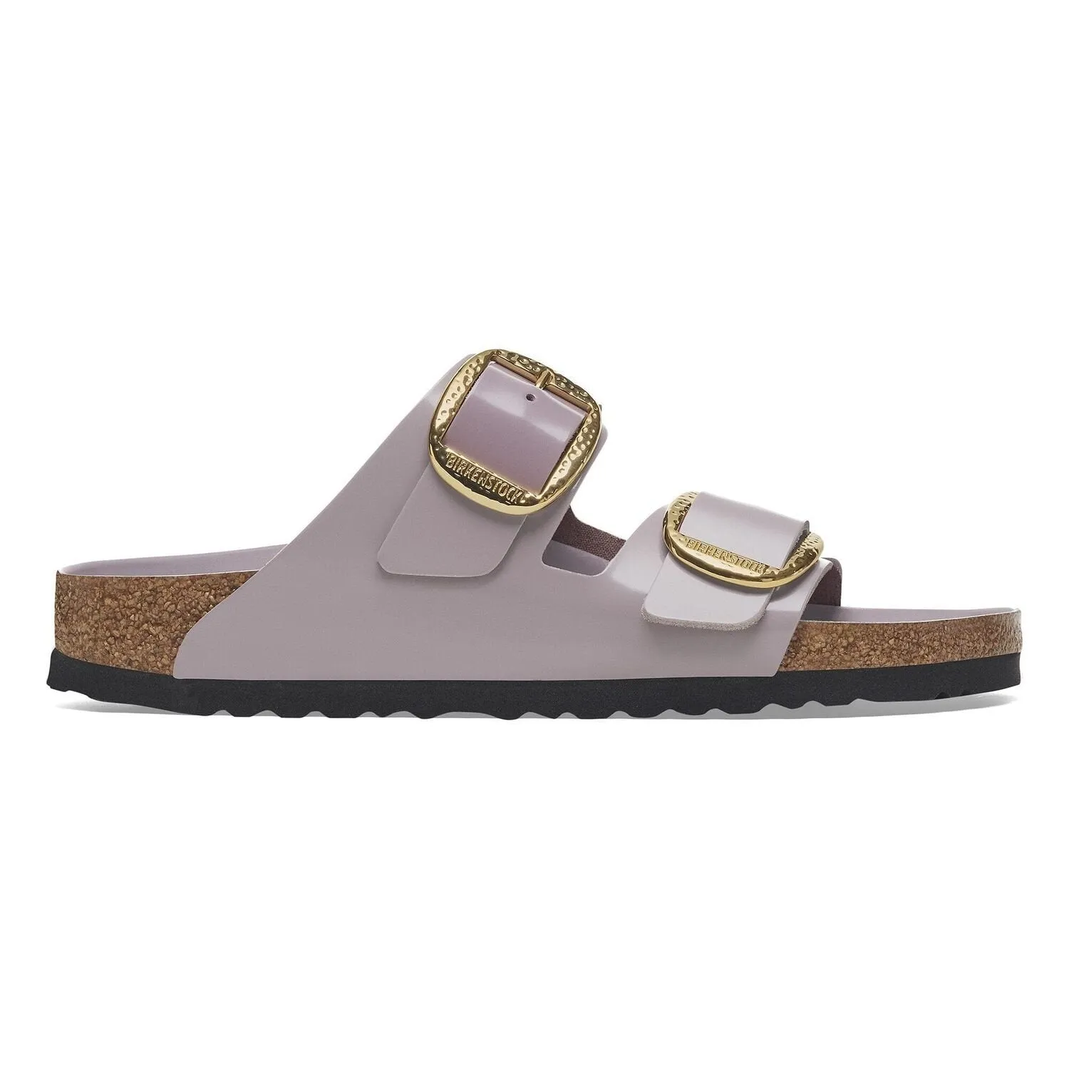 Timeless Look Arizona Hammered Big Buckle | High-Shine Patent Leather | Faded Purple