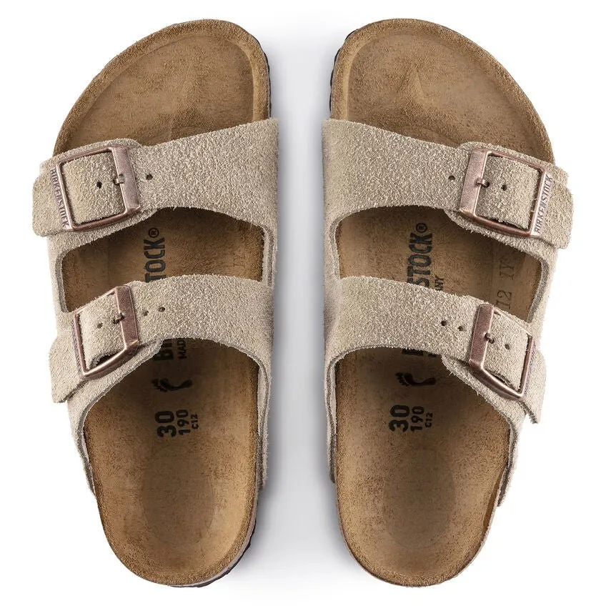 Arizona | Kids | Suede | Taupe Heeled Protection
