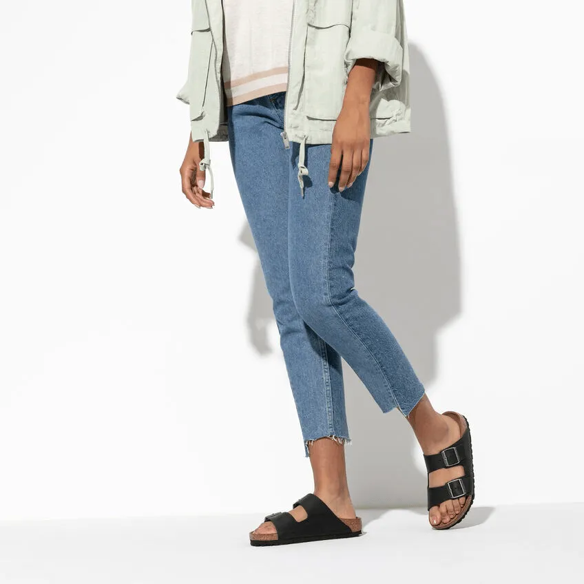 Summer Footwear Durable Adventure Shoes Arizona | Oiled Leather | Black