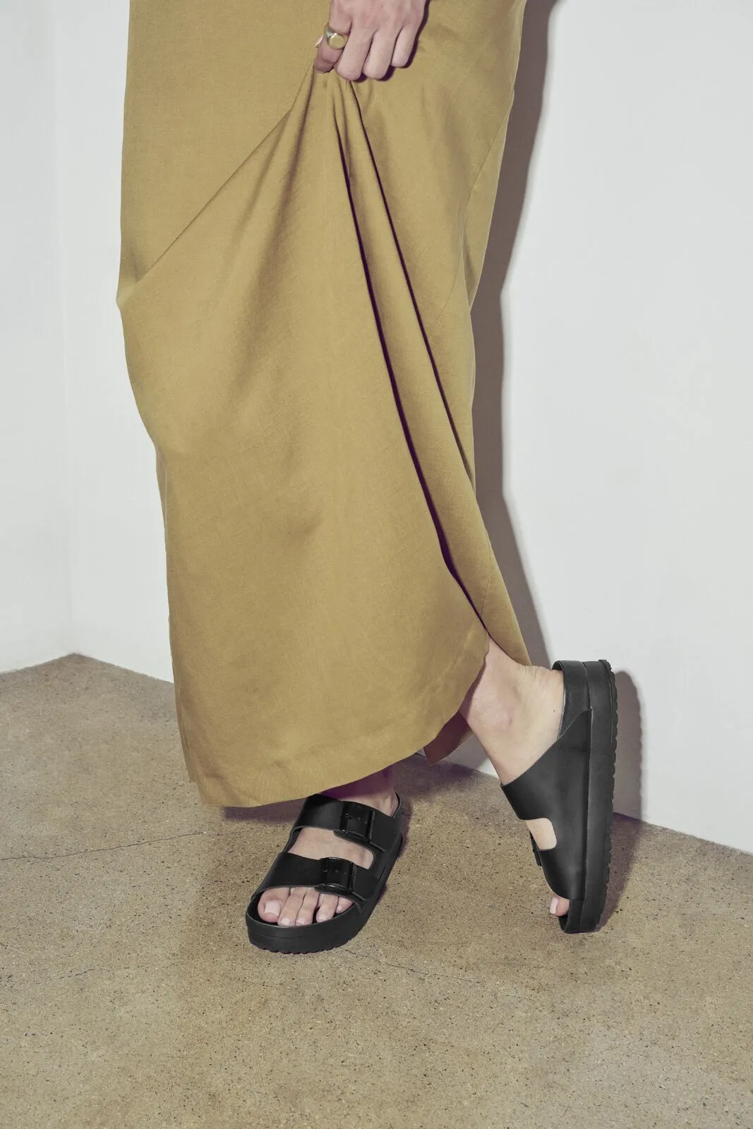 Arizona Platform | Vegan | Birko-Flor | Black Stylish Walk