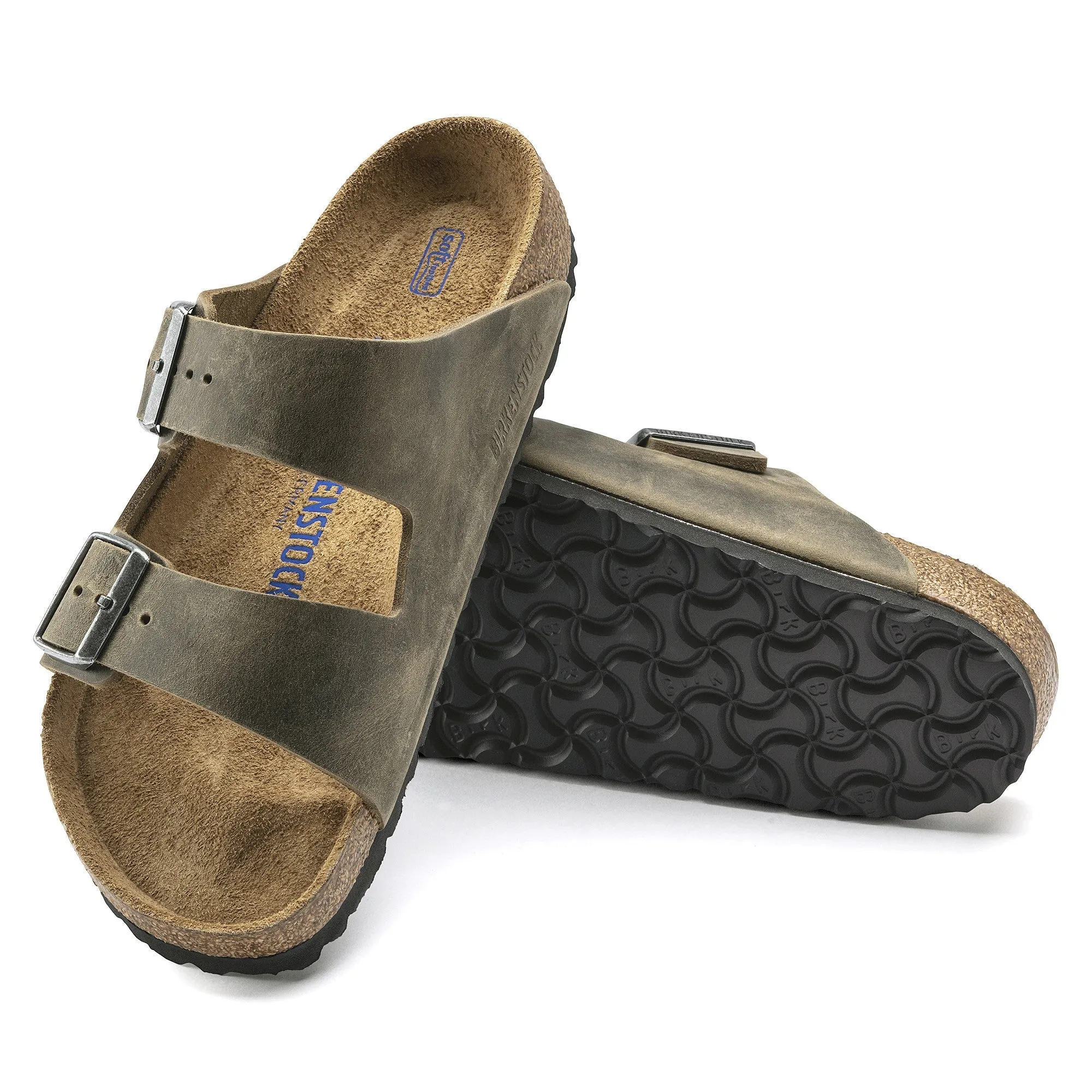Arizona | Soft Footbed | Oiled Leather | Faded Khaki Classic Everyday