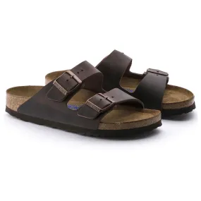 Walking Sandals Arch support Arizona | Soft Footbed | Oiled Leather | Habana Brown