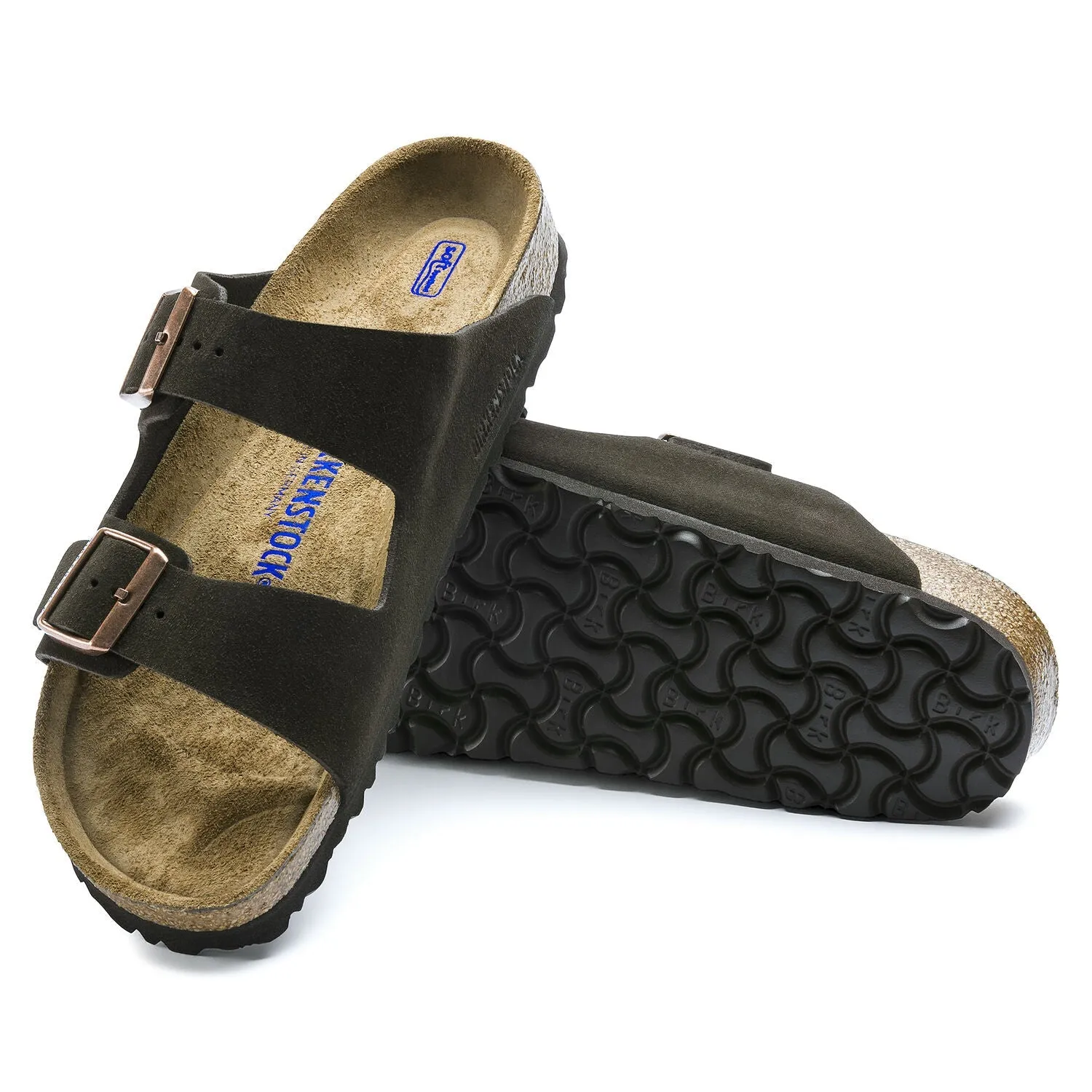 Memory Foam Active Lifestyle Sandals Arizona | Soft Footbed | Suede | Mocha