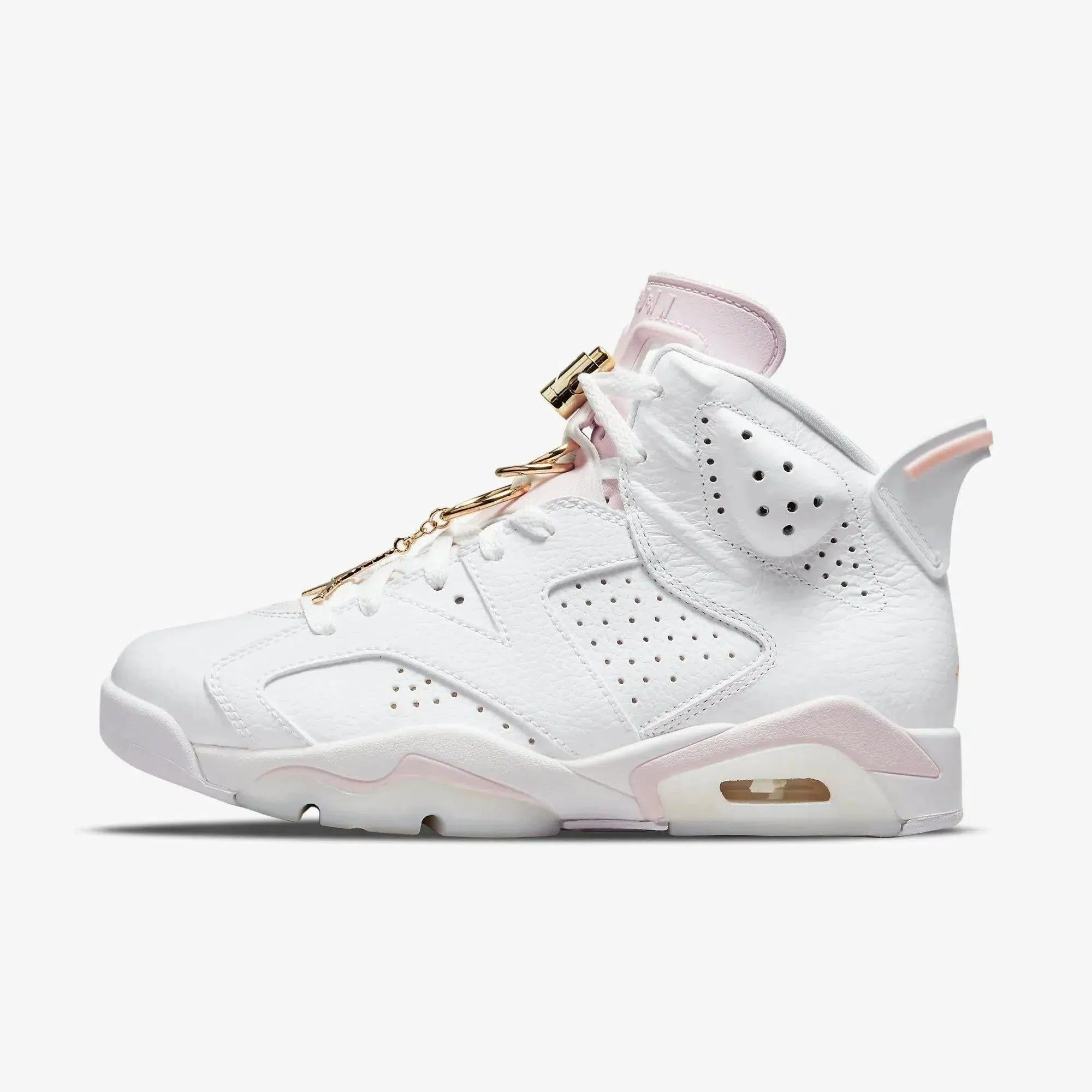 Non Restrictive Upper Effortless Fit (Women's) Air Jordan 6 Retro 'Gold Hoops' (2021) DH9696-100