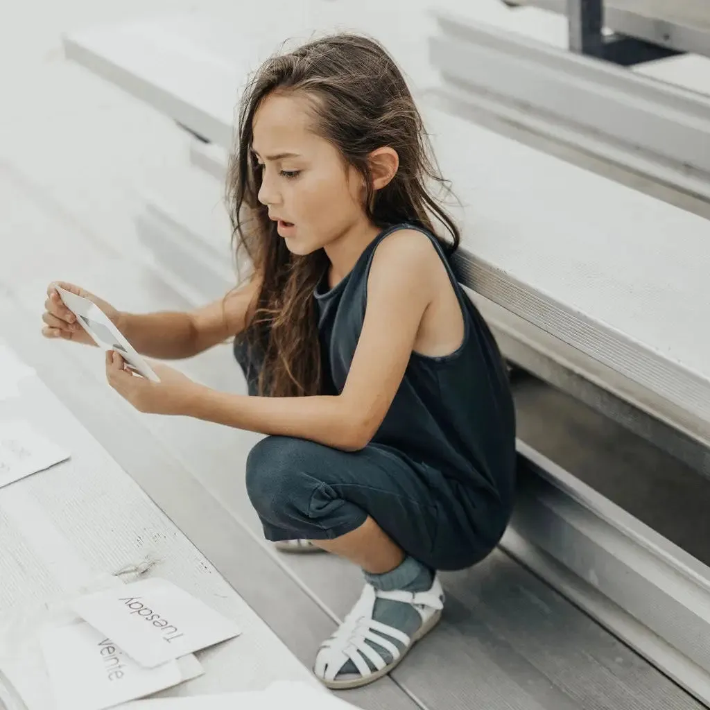 At-Home Style Sporty Comfortable Audrey Fisherman Sandal - White