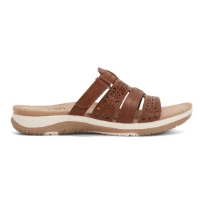 Neutral Color Functional Sinci Square Toe Slip-on Casual Sandals