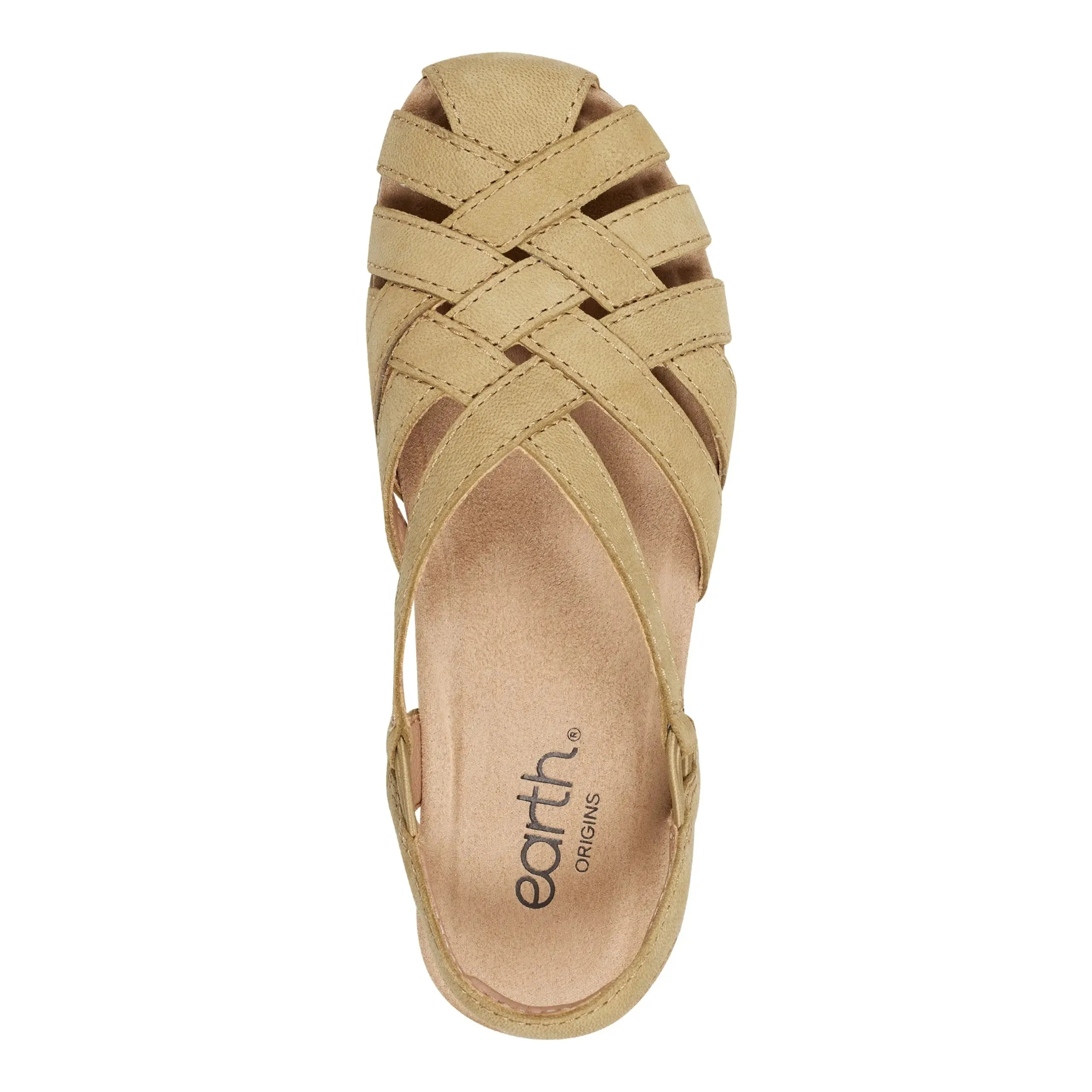 Berri Woven Casual Round Toe Slip-on Sandals Anti-microbial Quiet Step