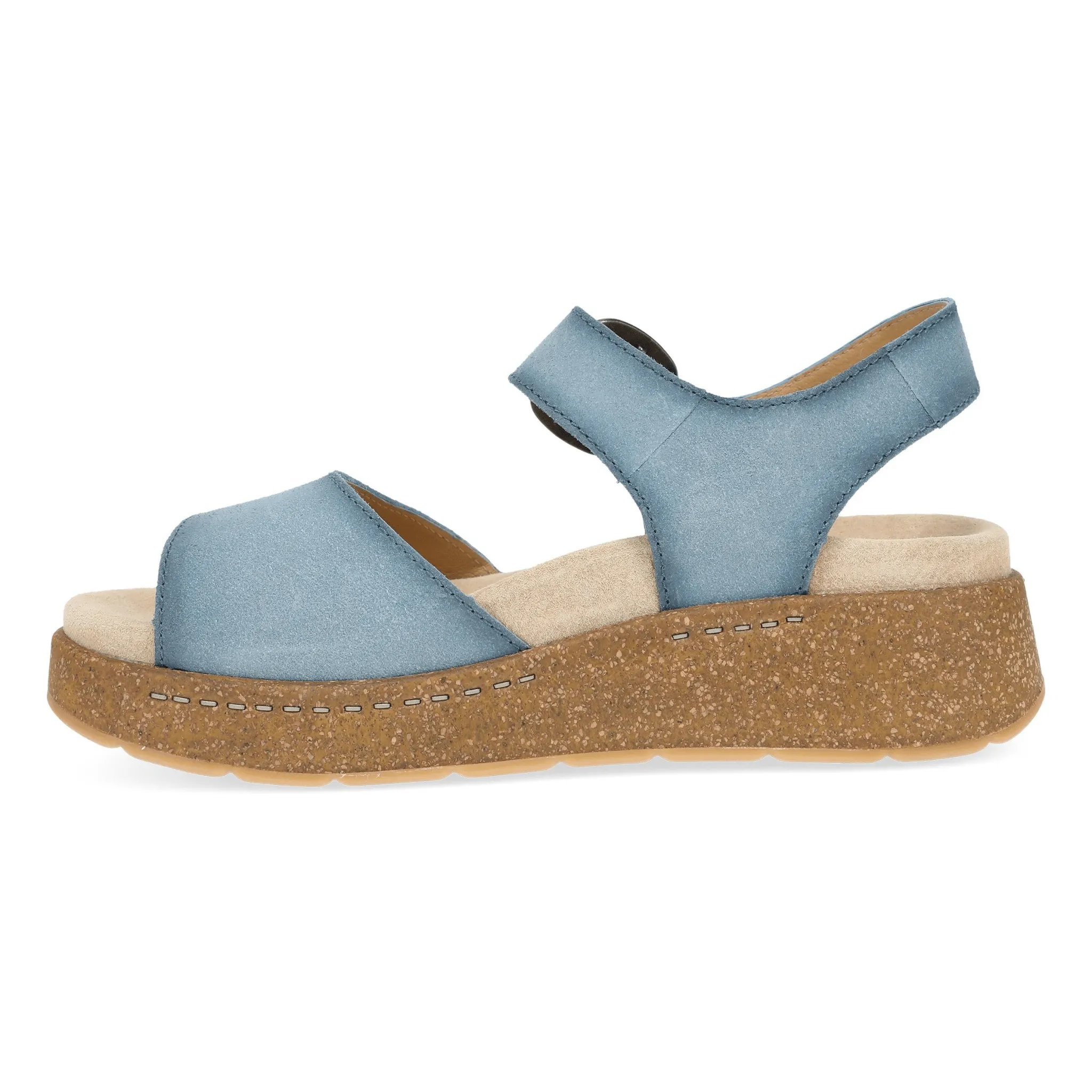 Bianca | Burnished Suede | Blue - Sandals - Dansko