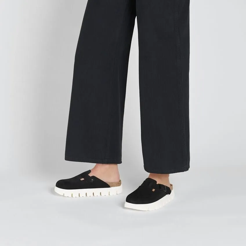 Boston Chunky | Suede | Black/White Winter Essential Comfort Driven