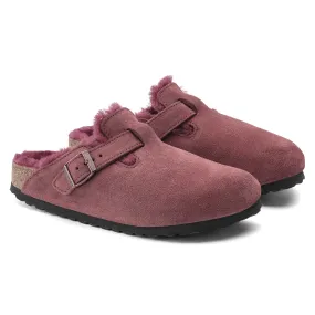 Ankle Support Boston Shearling | Suede | Maroon