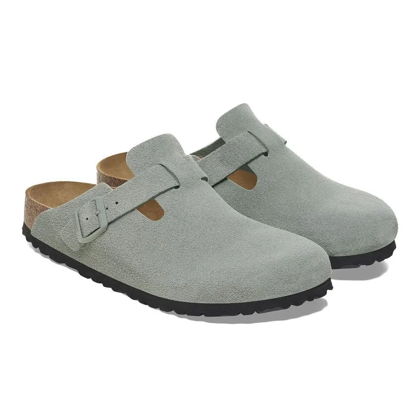 Chic Protection Fit All Occasion Boston | Soft Footbed | Suede | Pure Sage