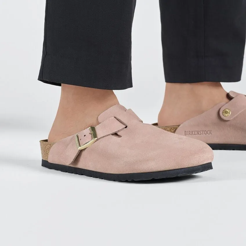 Reinforced toe Boston | Suede | Light Rose