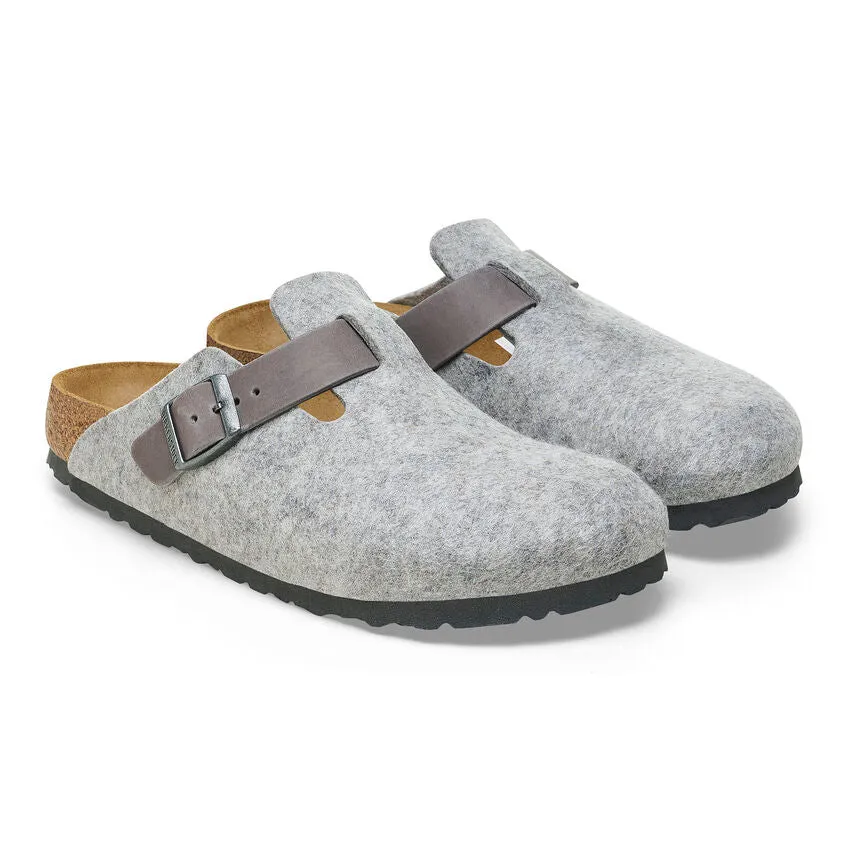 Boston | Wool | Light Gray Classic Boot Look