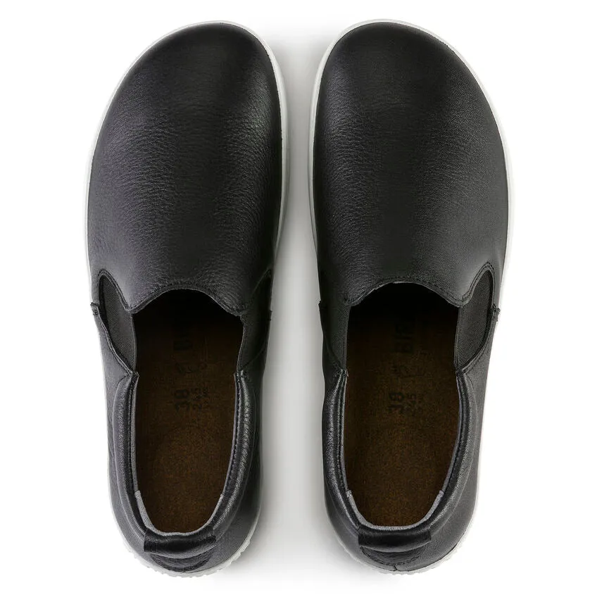 QO 400 Slip On | Leather | Black lightweight fabric Lightweight Style