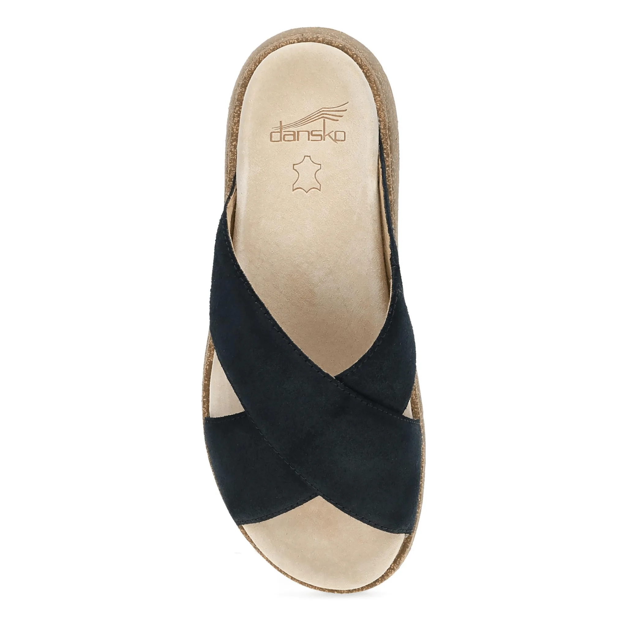 Bridget | Burnished Suede | Black - Sandals - Dansko