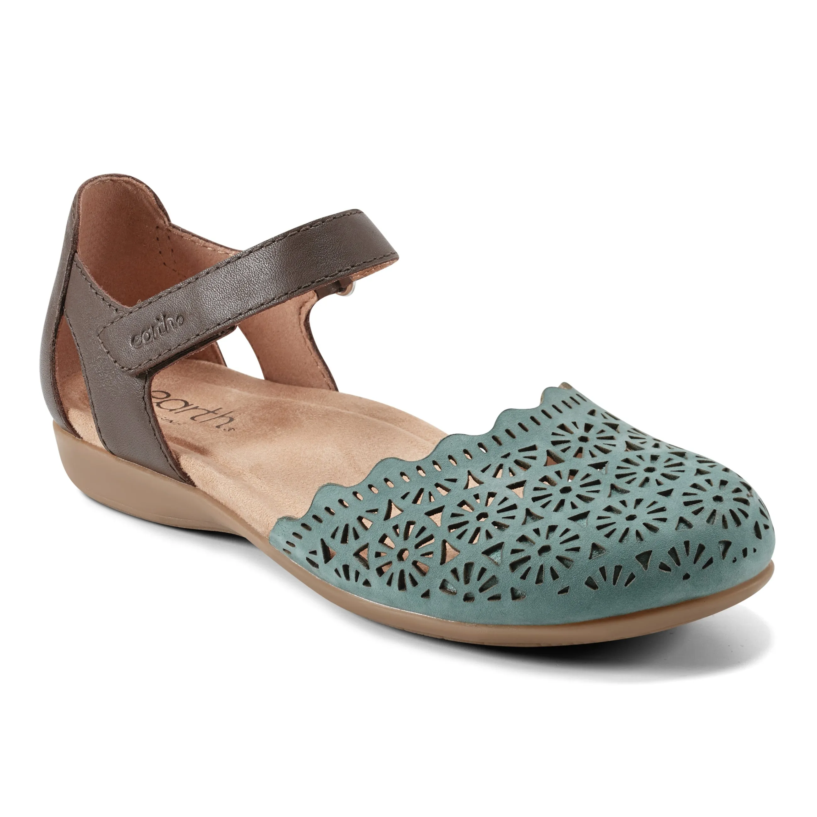 Bronnie Casual Slip-On Perforated Sandals Premium Comfort Fit