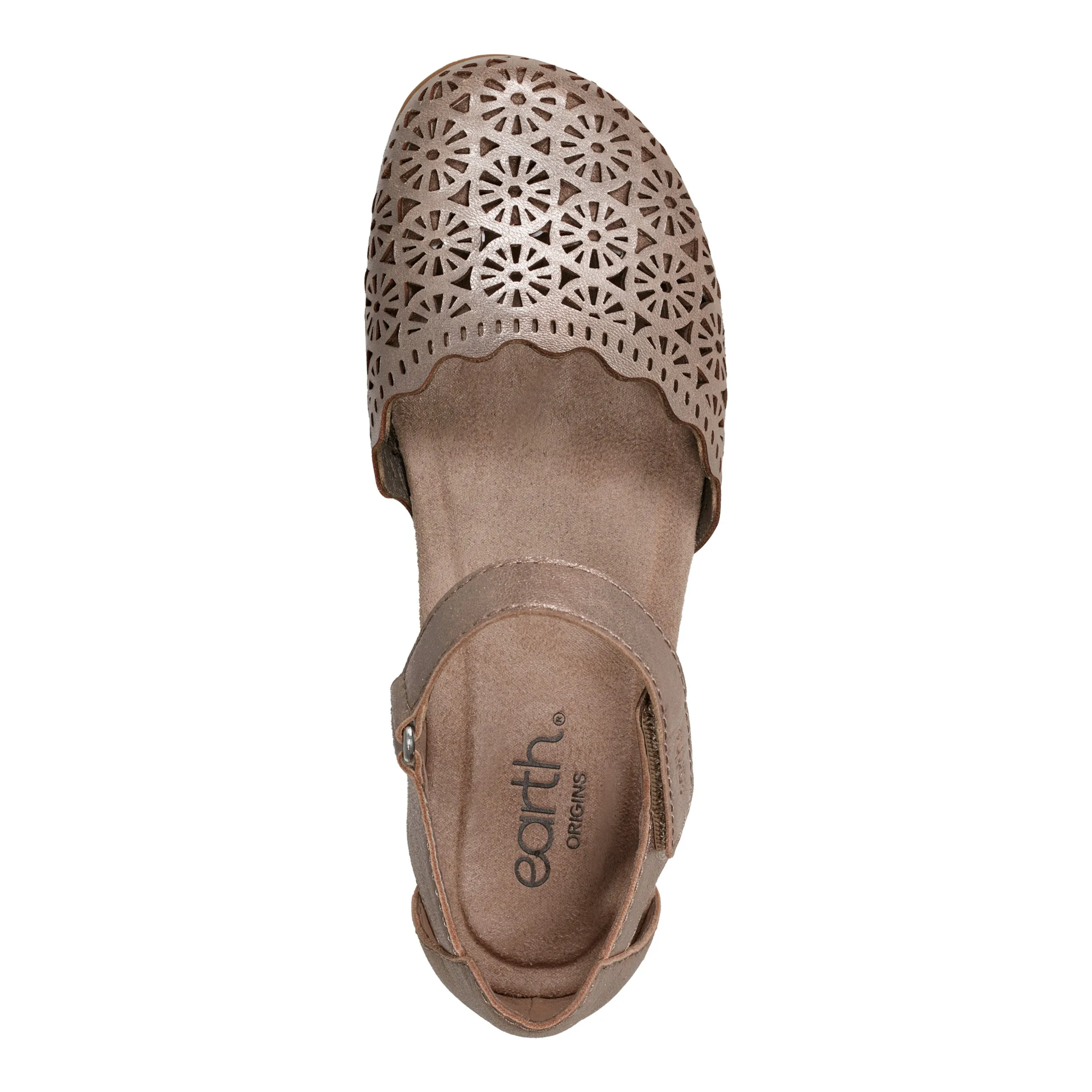 Grip Safe Toe Fit Bronnie Casual Slip-On Perforated Sandals