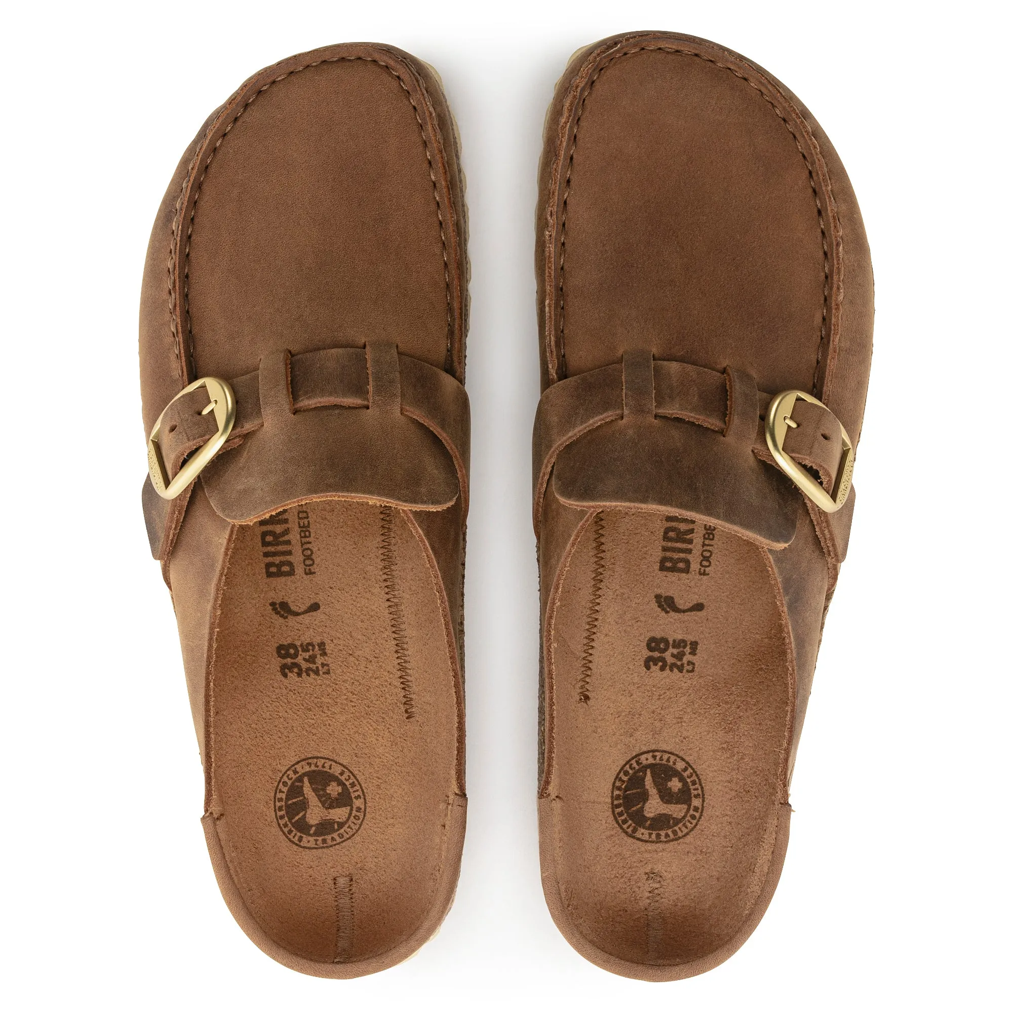 Buckley - Oiled Leather Comfortable Arch Support