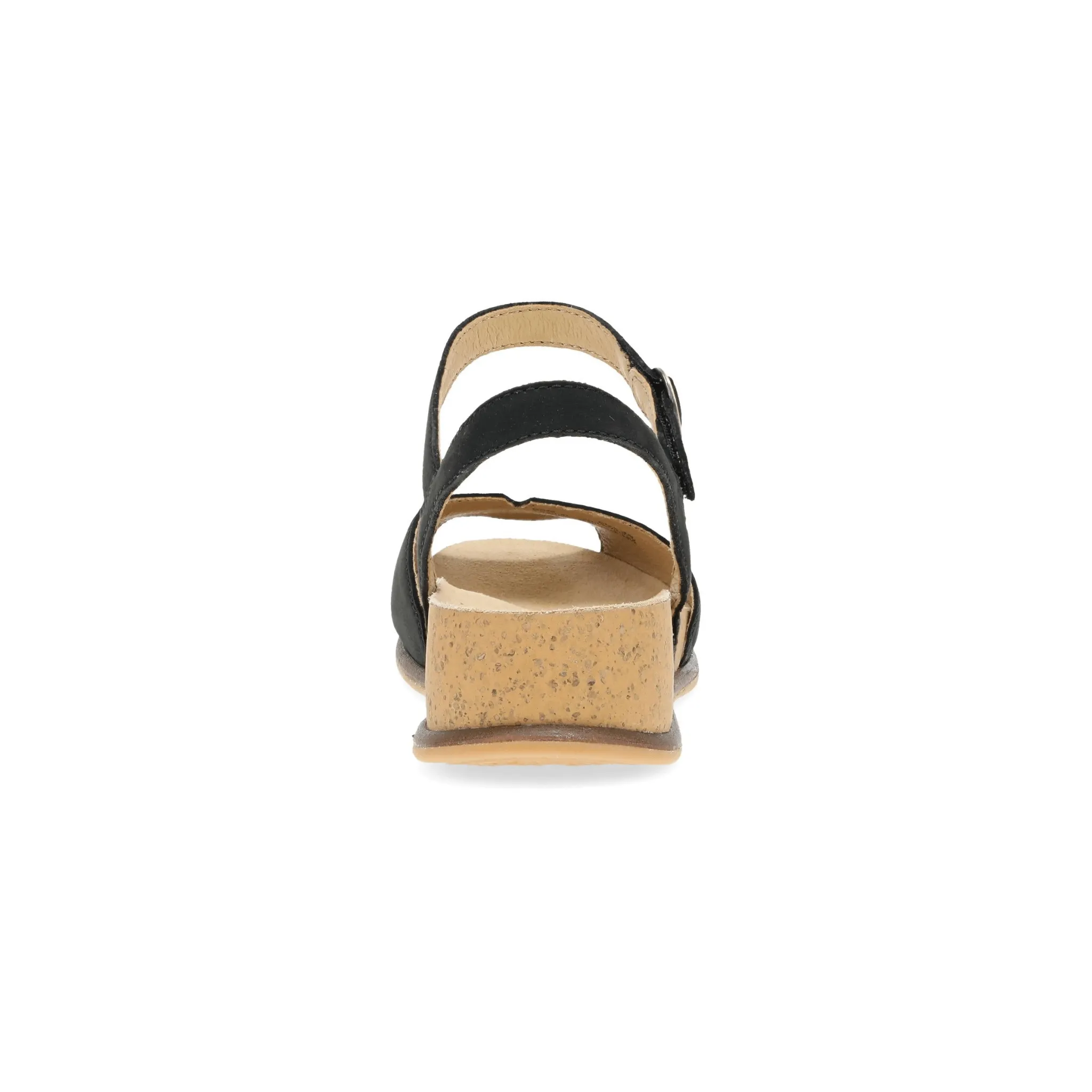 Cass | Milled Nubuck | Black - Sandals - Dansko