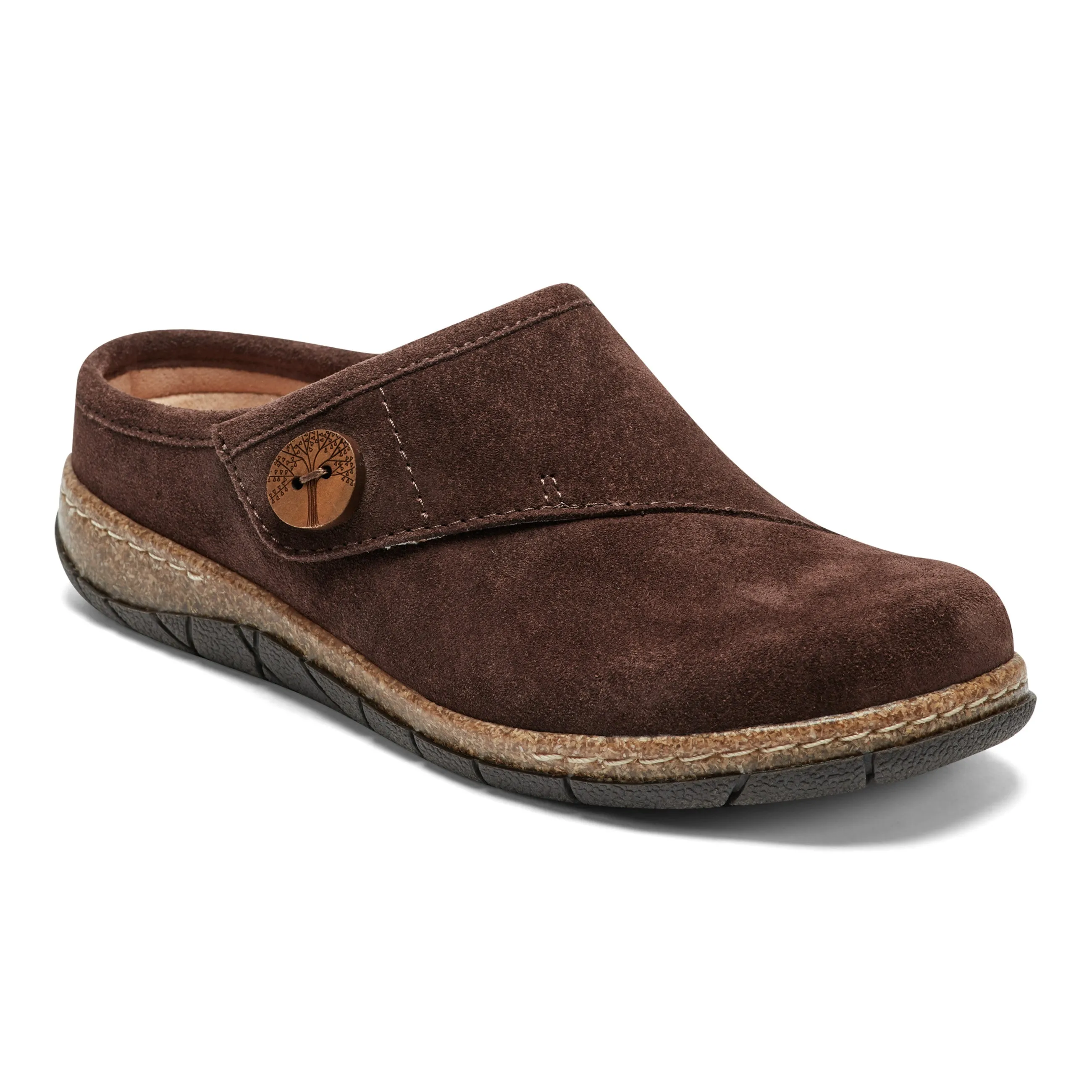 Commuter Style Ezra Round Toe Casual Slip-on Flat Clogs