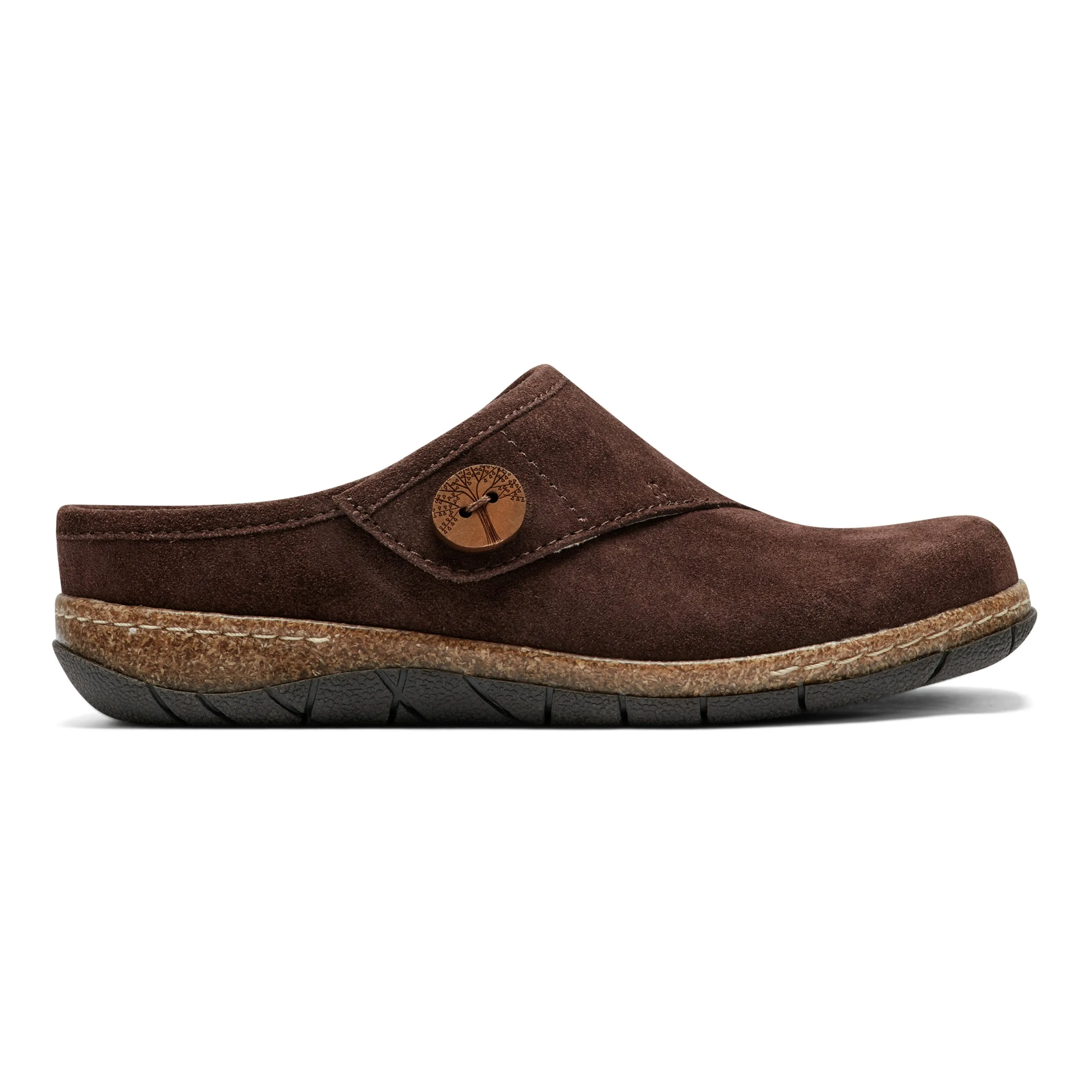 Cool Sprint Light Walk Ezra Round Toe Casual Slip-on Flat Clogs