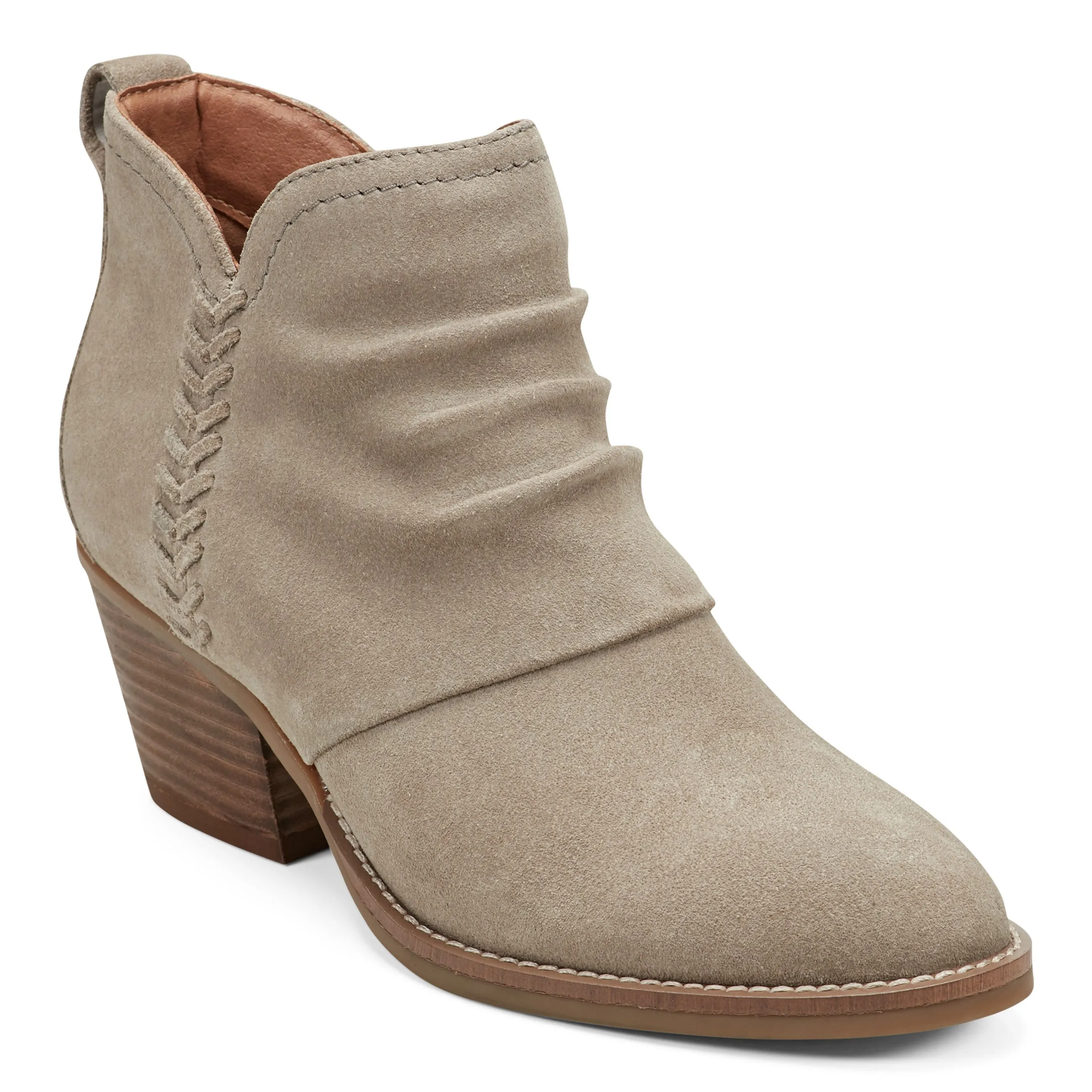 Chandy Ruched Booties Sturdy Frame