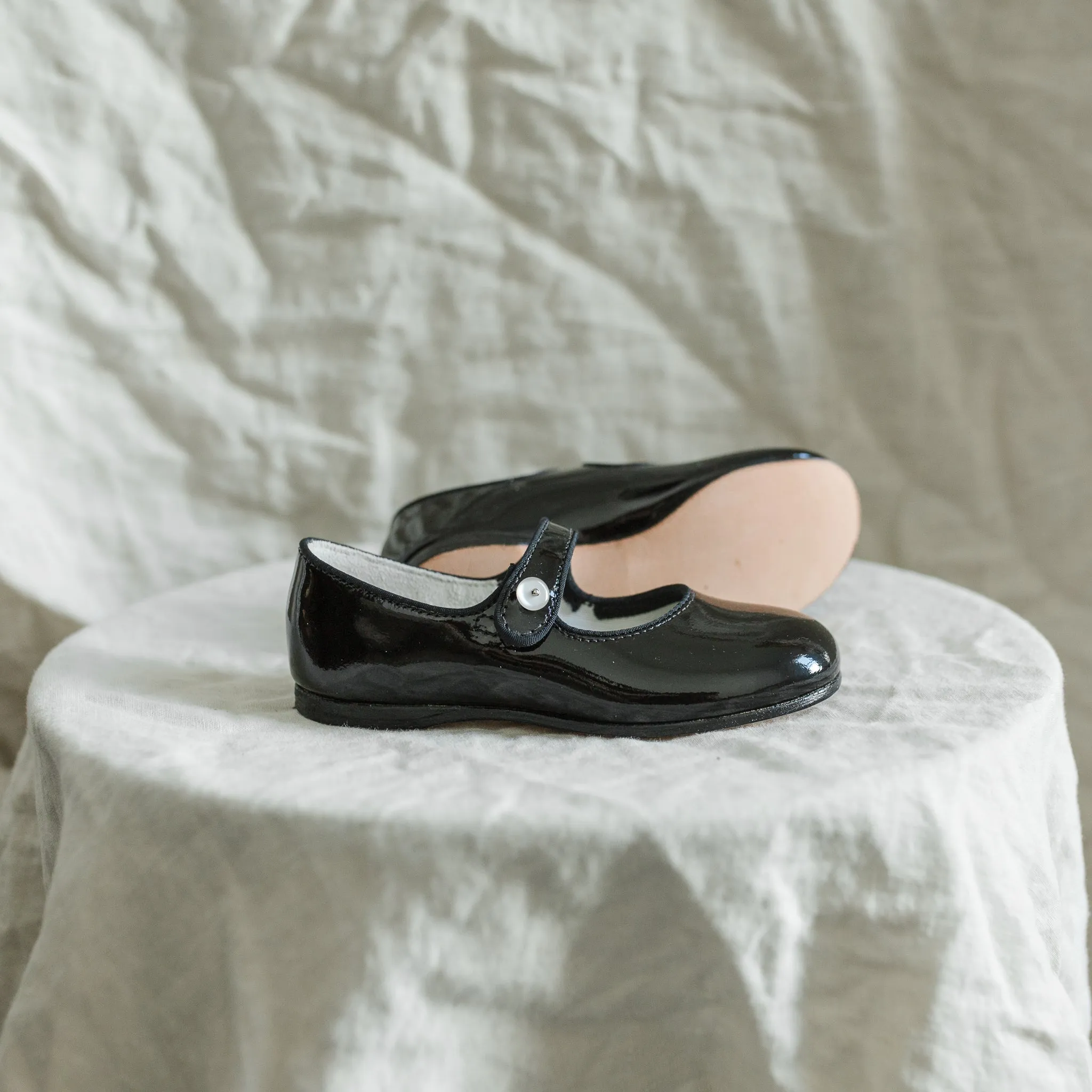 Charlotte Mary Jane - Black Patent Rapid pace Foot Support