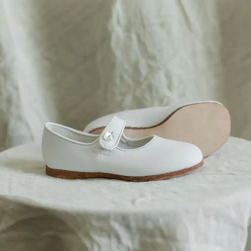 Comfort Lining Charlotte Mary Jane - White