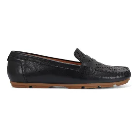 Remi Almond Toe Slip-on Casual Flat Loafers Metal Edge