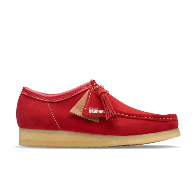 Flexible Fit Busy Professionals Week Easy Clarks Wallabee Red Suede 26180195