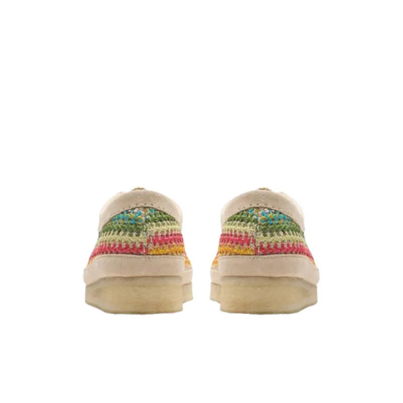 Clarks Women Wallabee Multicolour Raffia 2618170 Synthetic Upper Durable Build