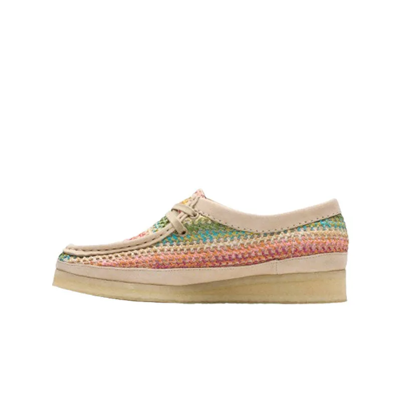 Clarks Women Wallabee Multicolour Raffia 2618170 Rapid pace