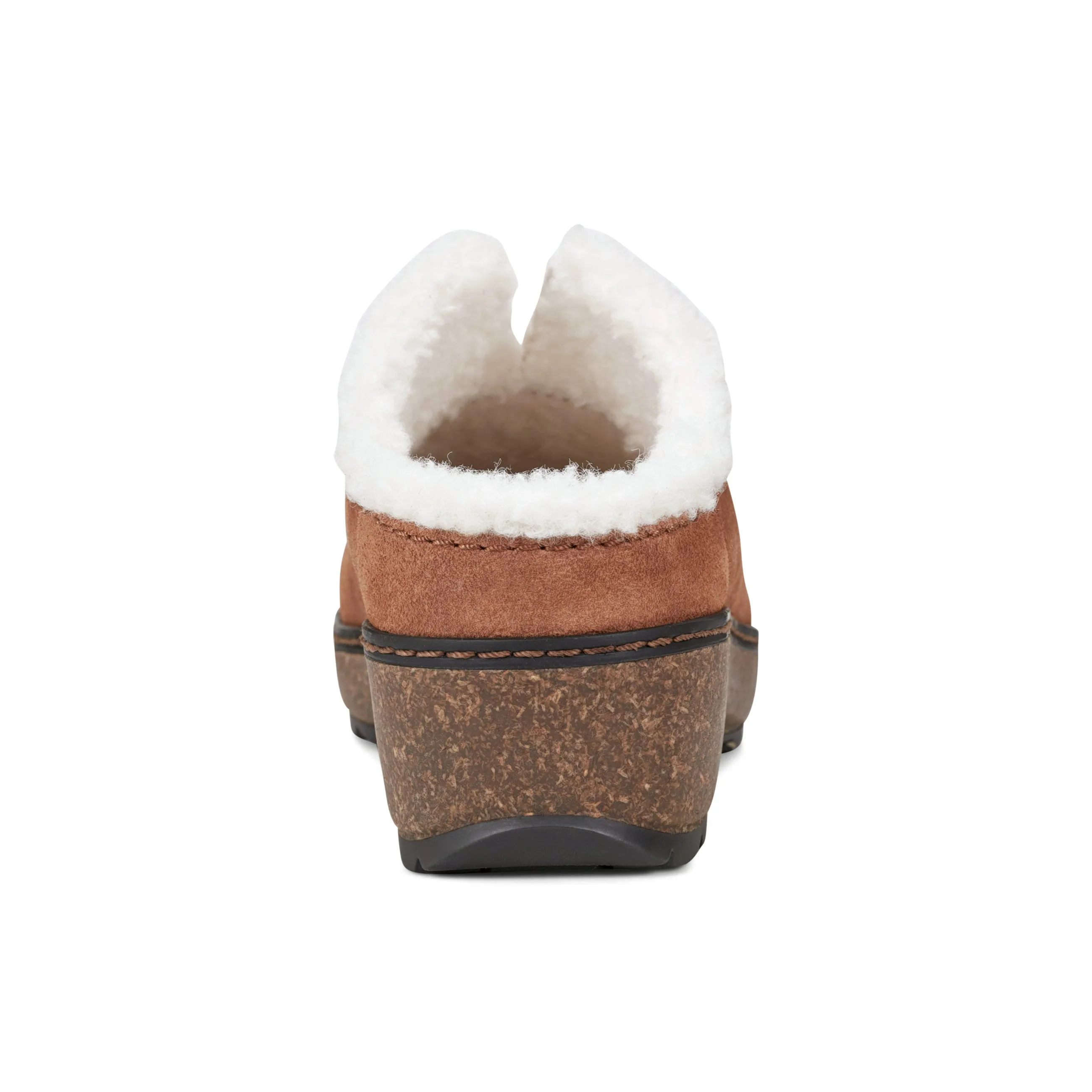 Kolia Round Toe Slip-on Casual Clogs Leather Lining