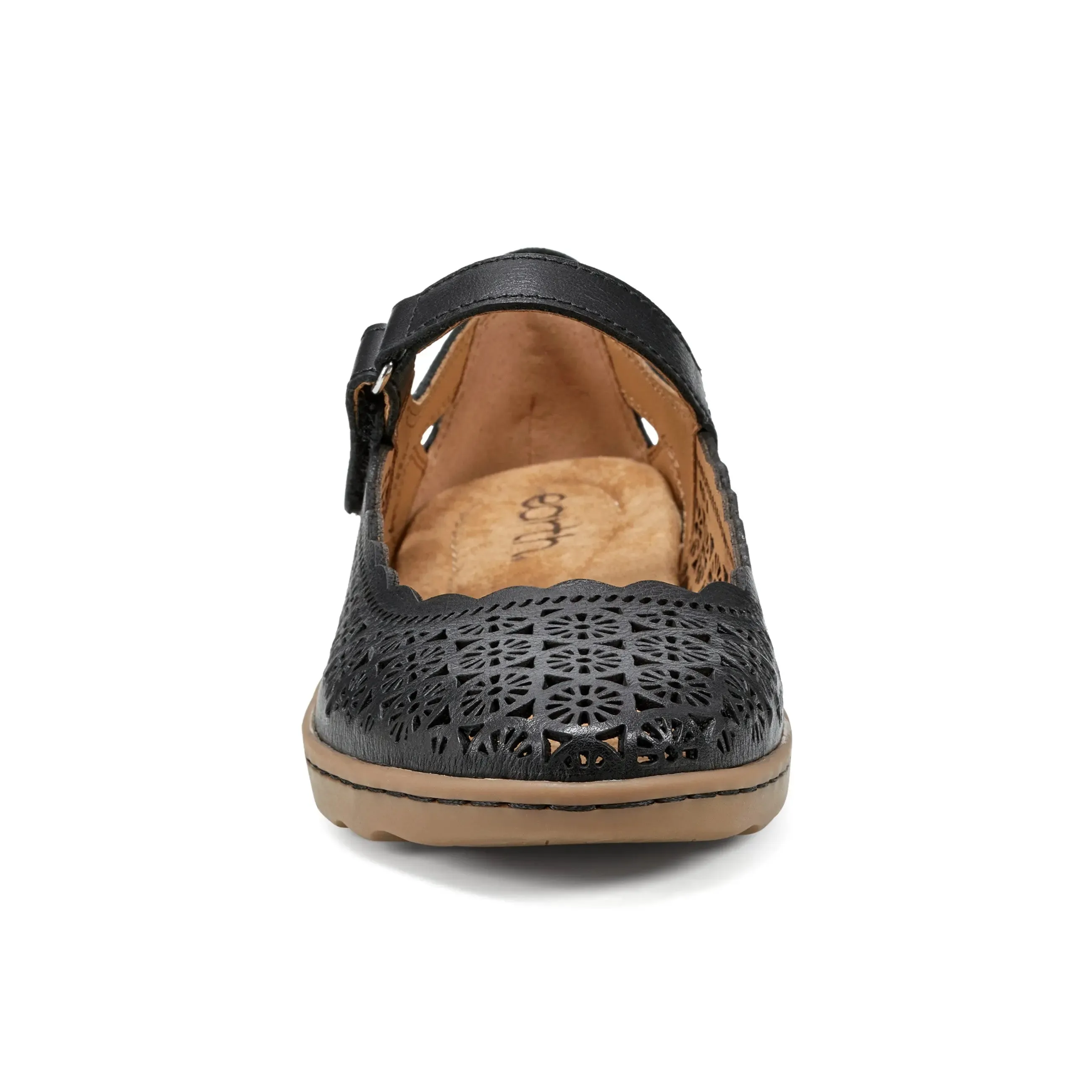 Lady Perforated Slip-On Ballet Flat Cotton Feel