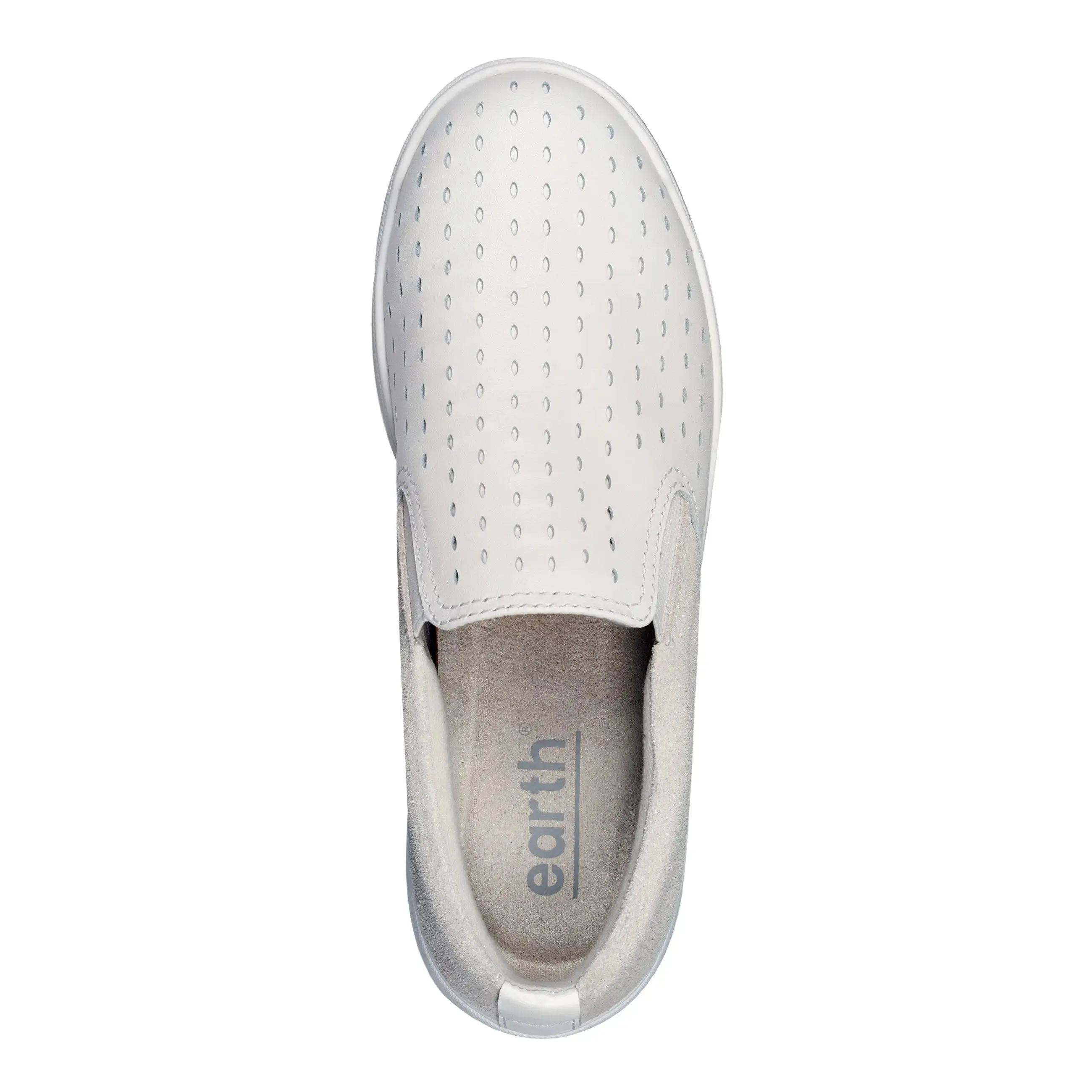 Nel Laser Cut Round Toe Casual Slip-on Sneakers Fashion Trend