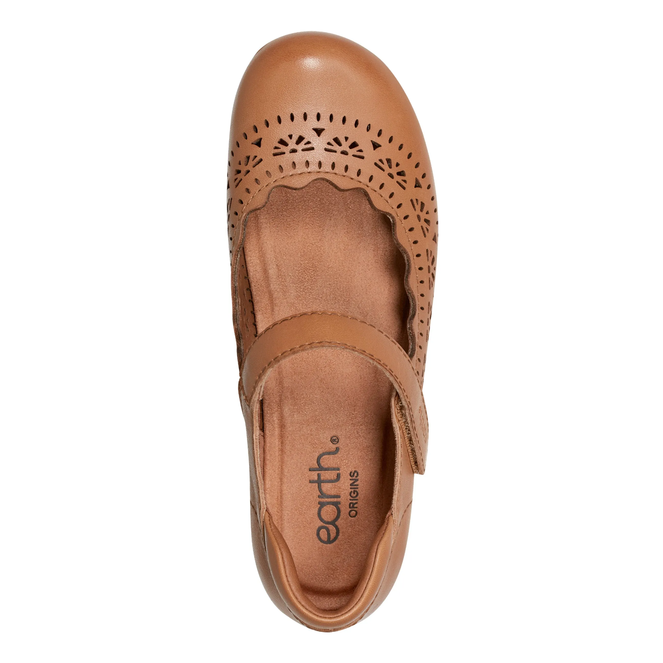 Brady Round Toe Adjustable Strap Casual Flats Eco Friendly