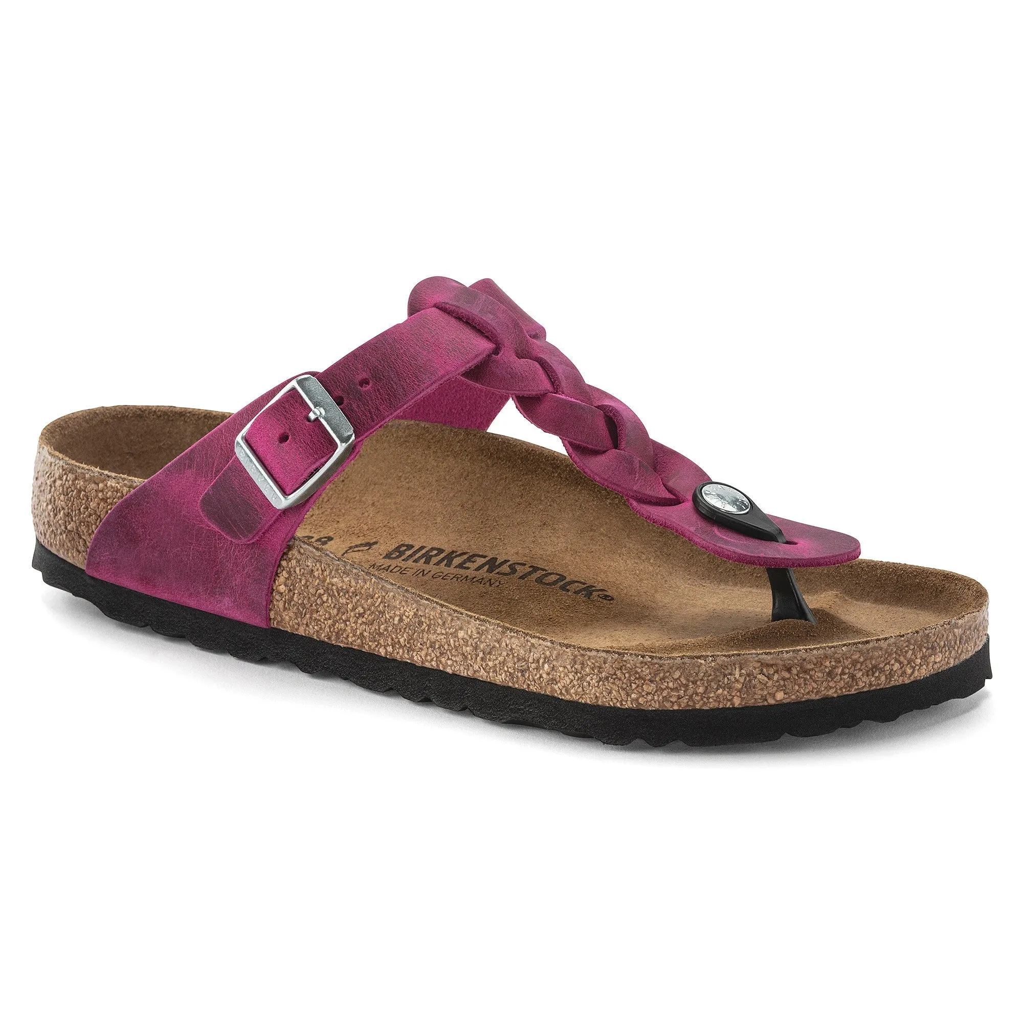 Cool Layer Gizeh Braided | Oiled Leather | Festival Fuchsia