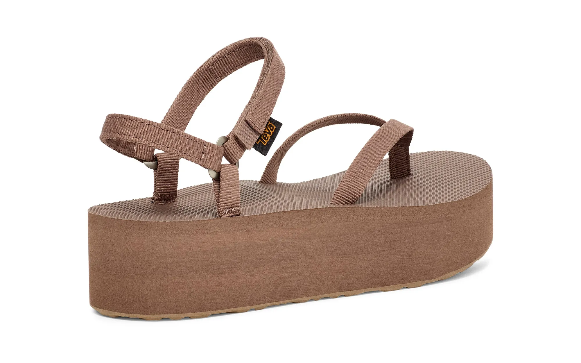 Retro Synthetic Women's Flatform Sandal Slim